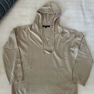 French Connection loose hooded sweater. XS.